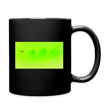 Vert fluo 15 - Mug uni - noir - Droite