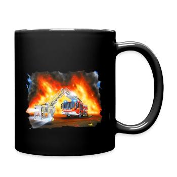 DLK München 23 Shirt Motiv - Tasse einfarbig - Schwarz - Rechts