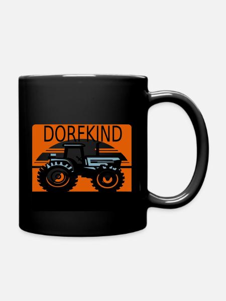 Dorfkind - Tasse einfarbig - Schwarz