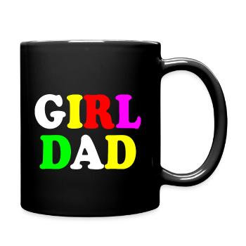 Girl dad - Mug uni - noir - Droite