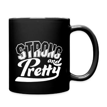Fort et assez drôle Gym Fitness Dire - Mug uni - noir - Droite