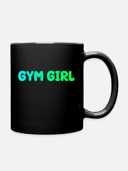 Gym Girl pour Gym Femmes - Mug uni - noir