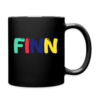 Name - Finn - Full Colour Mug - black - Right