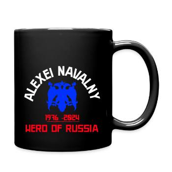 Alexei Navalny design - Full Colour Mug - black - Right
