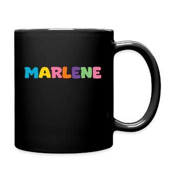 Nom - Marlene - Mug uni - noir - Droite