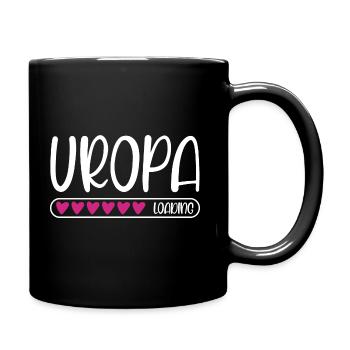 Uropa loading - Tasse einfarbig - Schwarz - Rechts