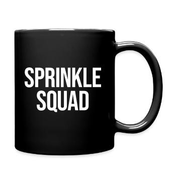 Sprinkle Squad - Lustiges Donut Geschenk - Tasse einfarbig - Schwarz - Rechts