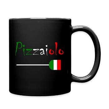 Pizzaiolo - Tasse einfarbig - Schwarz - Rechts