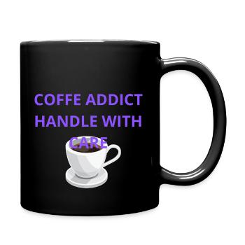 COFFE - Mug uni - noir - Droite