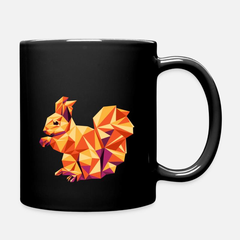 Squirrel - Tasse einfarbig - Schwarz