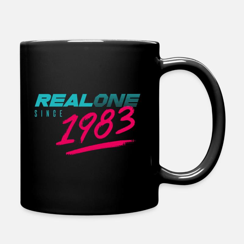 Real One since 1983 - Full Colour Mug - black