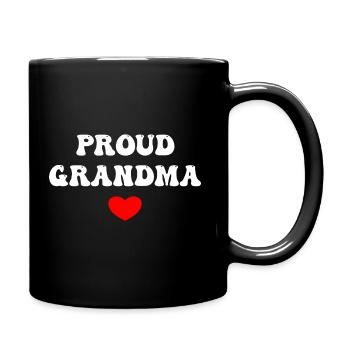 Proud Grandma - Full Colour Mug - black - Right