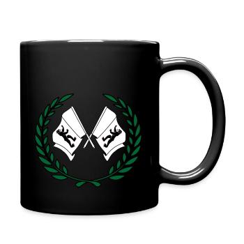 Drapeaux Appenzell Rhodes-Intérieures Suisse - Mug uni - noir - Droite