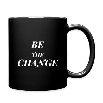 Be the Change - Full Colour Mug - black - Right