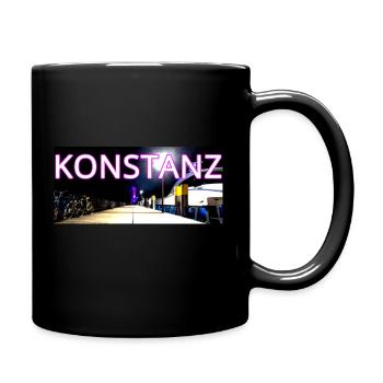 Constance Landmark in the Evening with Bridge Bicycles - Full Colour Mug - black - Right
