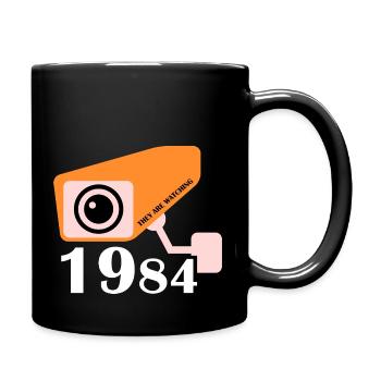 1984 - Ils regardent - Mug uni - noir - Droite