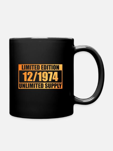 50th Anniversary Limited Edition - ꝏ Supply 12/1974 - Full Colour Mug - black