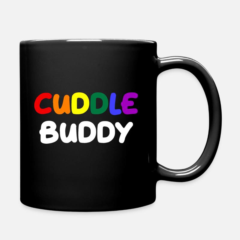 Cuddle Buddy - Tasse einfarbig - Schwarz