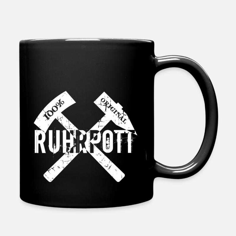 Ruhrpott 100% Original - Tasse einfarbig - Schwarz