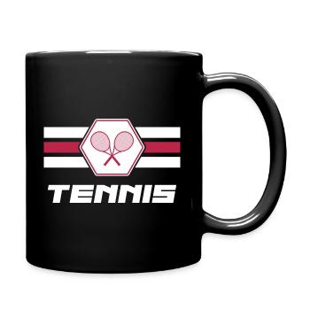 Tennis Match Ball Tennis Players Tennis Club - Full Colour Mug - black - Right