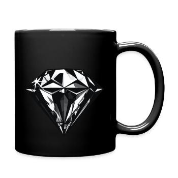 Diamond Jewel Symbol - Full Colour Mug - black - Right