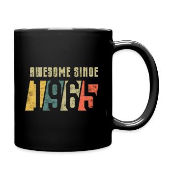 60e anniversaire Né en 1965 - Mug uni - noir - Droite