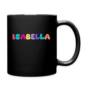 Name - Isabella - Full Colour Mug - black - Right