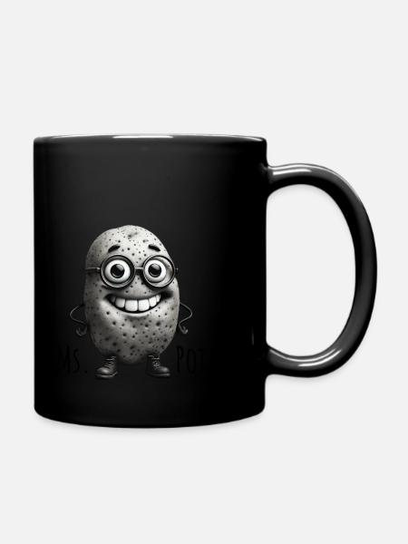 Mr Potato - Tasse einfarbig - Schwarz