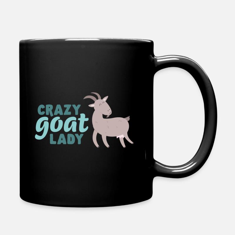 Folle Chèvre Dame - Mug uni - noir
