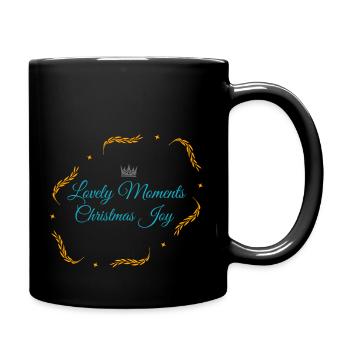 Lovely Moments Christmas Joy designs - Mug uni - noir - Droite