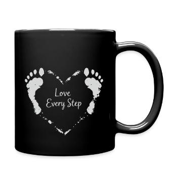 Walking Barefoot This Is My Gear Nature - Tasse einfarbig - Schwarz - Rechts