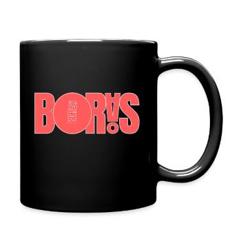 Bor ÅS - Imprimé rouge - Mug uni - noir - Droite