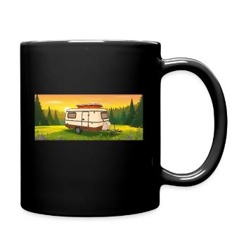 Eriba Pan quer - Tasse einfarbig - Schwarz - Rechts