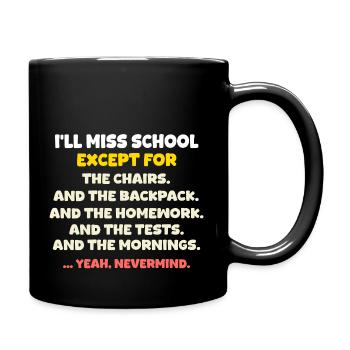 Last Day of School School Out for Summer Break - Full Colour Mug - black - Right