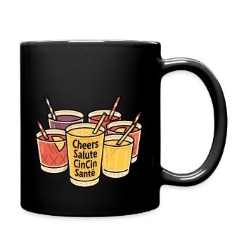 Cocktail - Mug uni - noir - Droite
