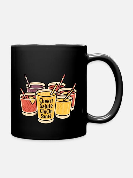 Cocktail Party - Tasse einfarbig - Schwarz