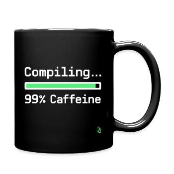 Coffee humour for computer scientists - Full Colour Mug - black - Right