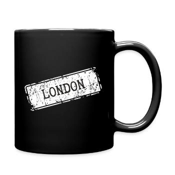 Timbre London City Area Design - Mug uni - noir - Droite