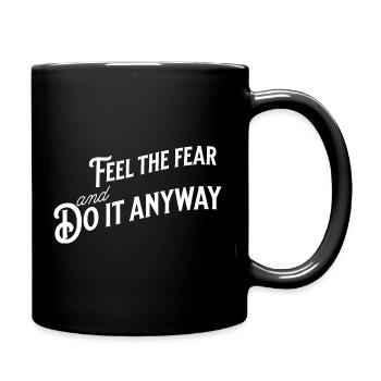 Citation Motivante en Style Retro Blanc - Mug uni - noir - Droite