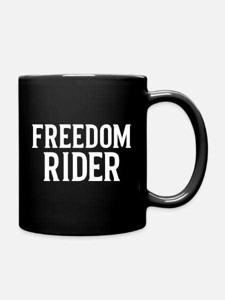 Freedom Rider – Free Spirit - Full Colour Mug - black