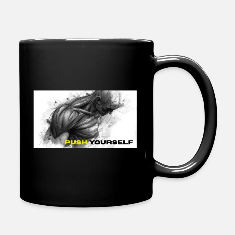Illustration de forte auto-motivation - Mug uni - noir