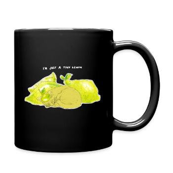NUR EINE WINZIGE ZITRONE - Tasse einfarbig - Schwarz - Rechts