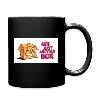 Nicht nur eine weitere Schachtel - Tasse einfarbig - Schwarz - Rechts