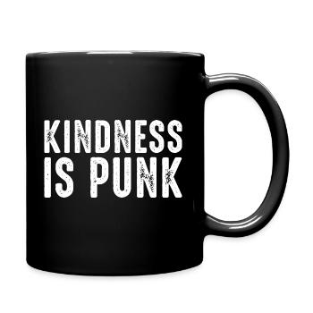 Kindness Is Punk - Full Colour Mug - black - Right