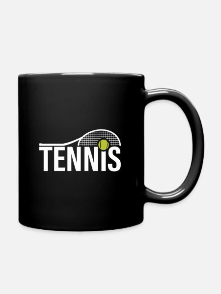 Tennis - Mug uni - noir