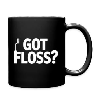 Dentist Practice Oral Health Design - Full Colour Mug - black - Right