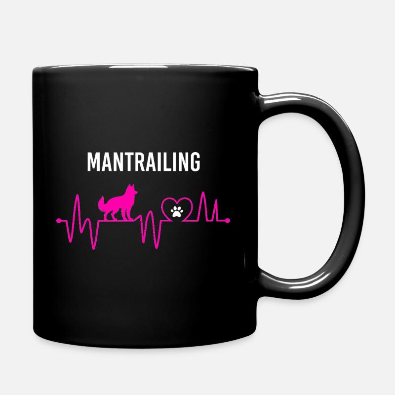 Mantrailing Heartbeat Mantrailing Leidenschaft - Tasse einfarbig - Schwarz