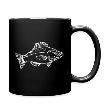 Fish Angler T-shirt Cadeau Angler - Mug uni - noir - Droite