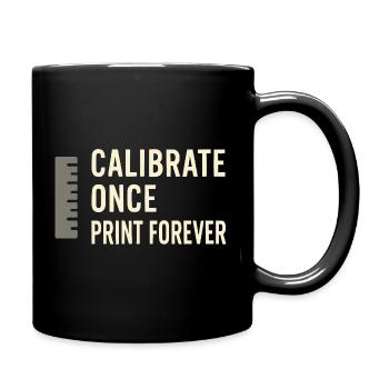 3D Printing Maker Culture DIY Crafter - Full Colour Mug - black - Right