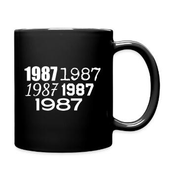1987 - Mug uni - noir - Droite